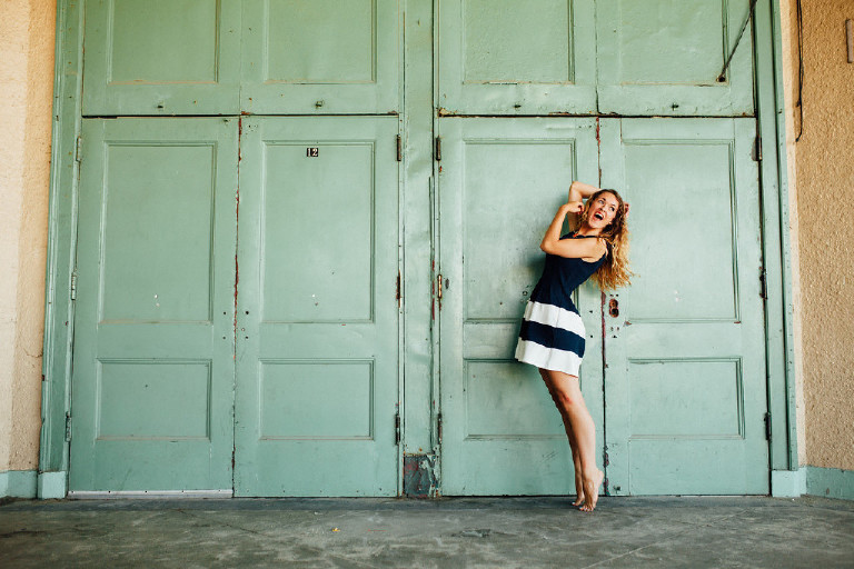 dance pose for unique senior photo idea by Kasey Ivan Photography