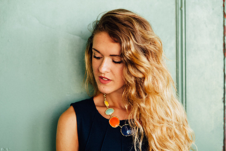 colorful jewelry for senior photos by Kasey Ivan Photography