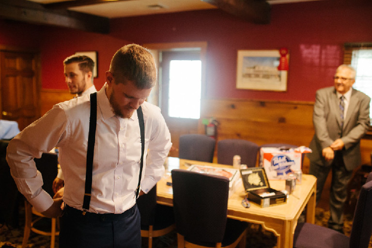 groom getting ready photograph at Chimney Hill Estate wedding in Lambertville