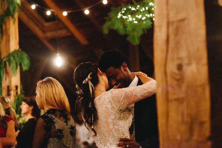 natural rustic barn african wedding reception at Windy Hollow Farm in the poconos by Kasey Ivan Photography