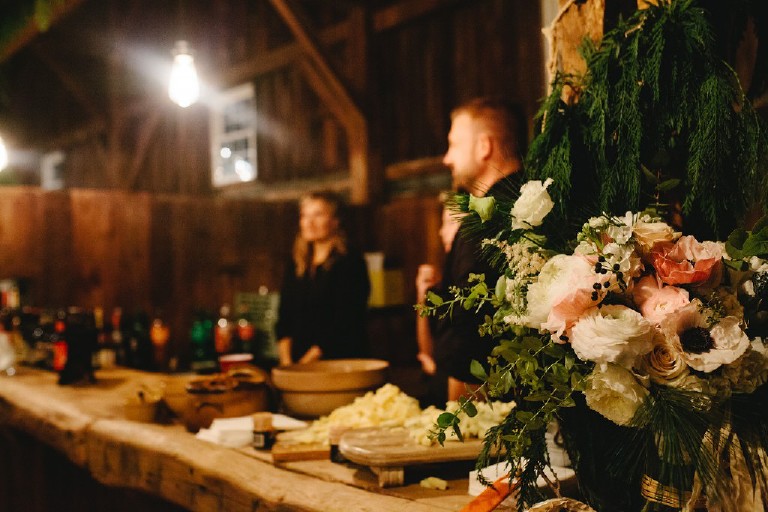 natural rustic barn african wedding reception at Windy Hollow Farm in the poconos by Kasey Ivan Photography