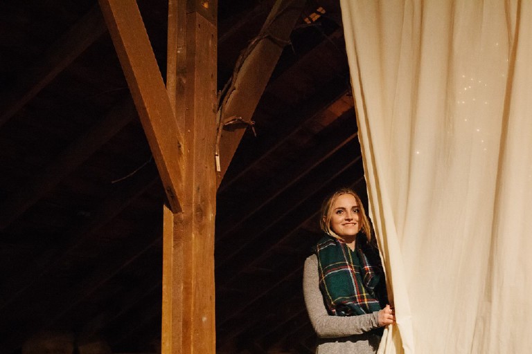 natural rustic barn wedding reception at Windy Hollow Farm in the poconos by Kasey Ivan Photography