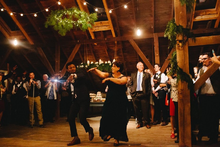 natural rustic barn african wedding reception at Windy Hollow Farm in the poconos by Kasey Ivan Photography