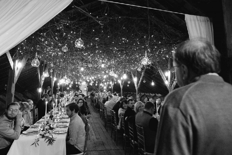 natural rustic barn african wedding reception at Windy Hollow Farm in the poconos by Kasey Ivan Photography