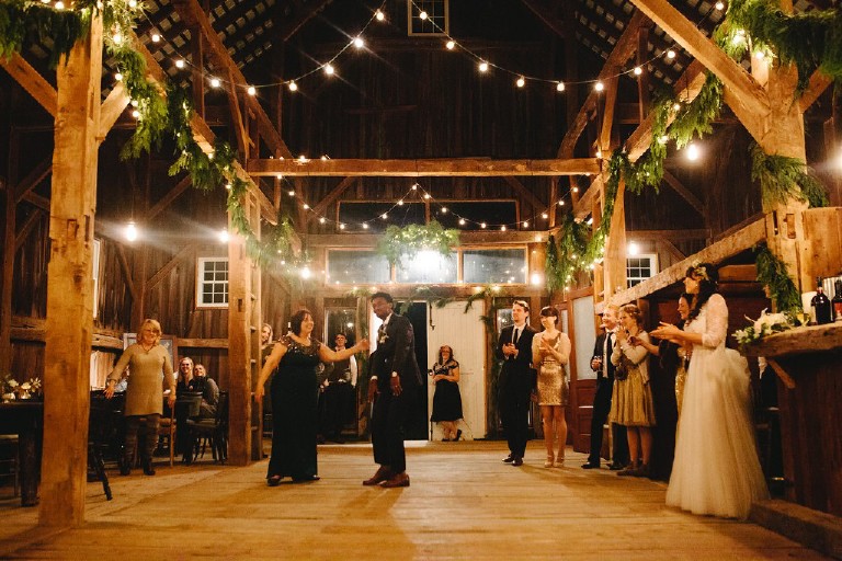 natural rustic barn african wedding reception at Windy Hollow Farm in the poconos by Kasey Ivan Photography