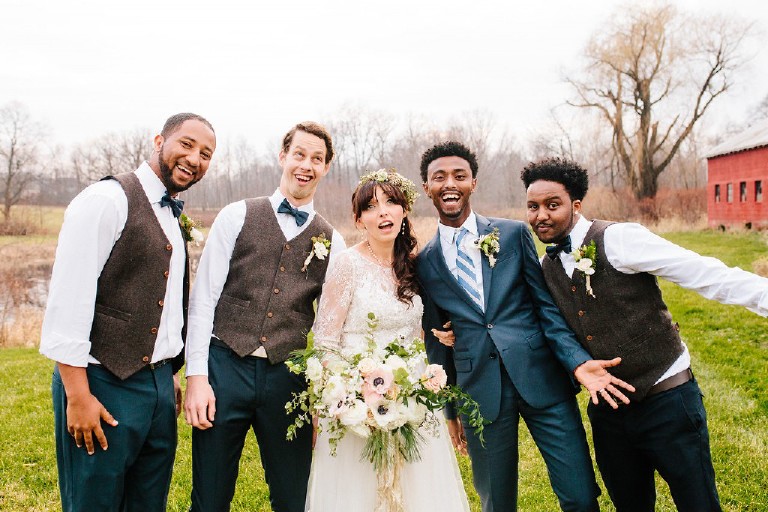 rustic african barn wedding at Windy Hollow Farm in the poconos by Kasey Ivan Photography