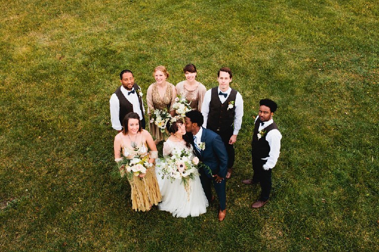 rustic african barn wedding at Windy Hollow Farm in the poconos by Kasey Ivan Photography
