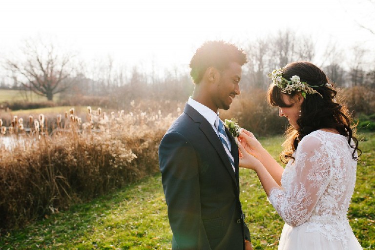 rustic african barn wedding at Windy Hollow Farm in the poconos by Kasey Ivan Photography