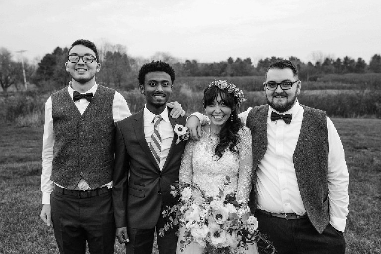 rustic african barn wedding at Windy Hollow Farm in the poconos by Kasey Ivan Photography