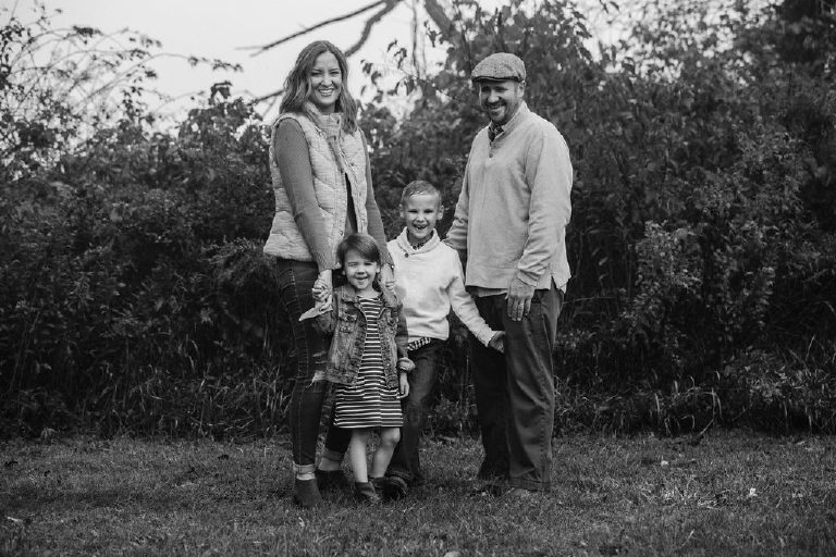 for family portrait by New Hope photographer Kasey Ivan