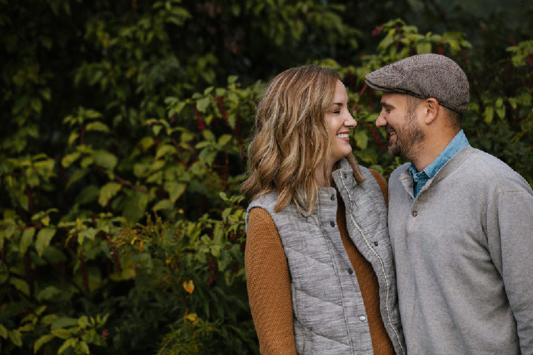husband and wife for family portrait by New Hope photographer Kasey Ivan
