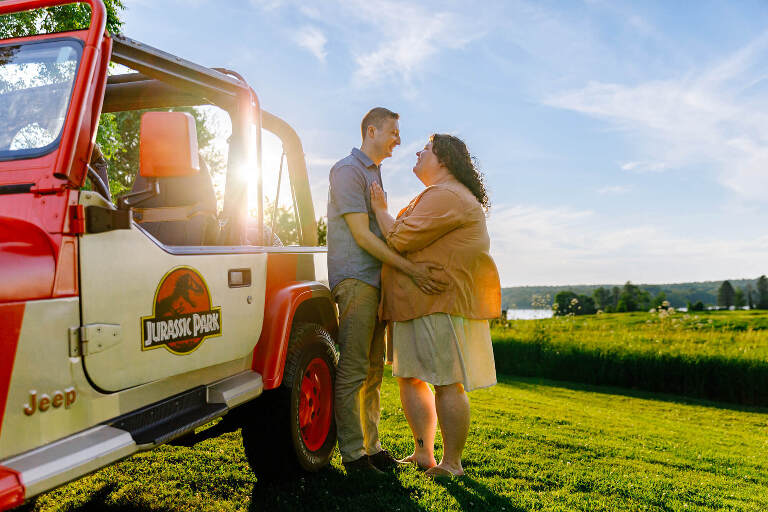 Jurassic Park Engagement Shoot Photos